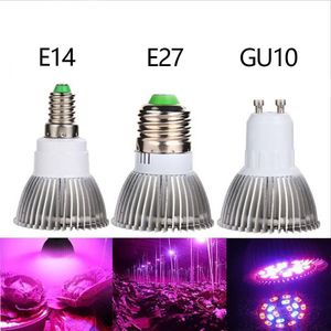 E27 E14 GU10 18W LED Grow Licht Phytolamp Rood + Blauw Plantengroei Lamp LED Lamp voor Bloemen Zaad tuin Planten Groeien Doos AC85-265V