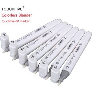 TOUCHFIVE 0 # Markers Kleurloos Blender Alcohol Gebaseerde Inkt Dubbele Hoofd Sketch Marker Voor Animatie Schilderen Leveringen