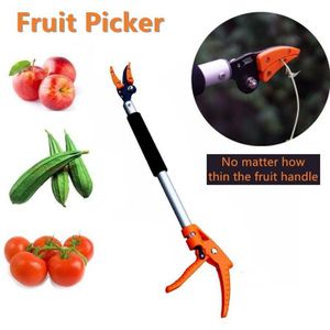 Aluminium Fruitplukker Duurzaam Tuingereedschap Tuinieren Vruchten Collection Picking Hoofd Tool Fruit Catcher Apparaat Kas