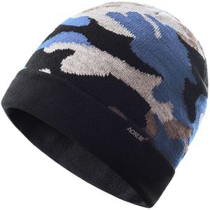 Aonijie Unisex Winter Dikke Warme Sport Slouchy Cuffed Knit Beanie Hat Skull Cap Voor Running Jogging Marathon Travelling Fietsen