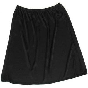 Vrouwen Petticoat Rokken Elastische Taille Half Slip Onderrok Lady Crinoline Melk Zijde Kant Commuter Kantoor Dames Rok