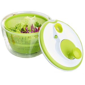 Huishoudelijke Vergiet Veggie Fruit Wassen Schoon Drogen Machine Mand Fruit Dehydrator Groenten Droger Handleiding Salade Spinner Wasmachine