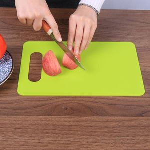 Non-Slip Snijplank Anti Bacterie Plastic Snijplank Hangen Gat Voedsel Slice Cut Hakblok Keuken Gereedschap