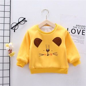 Winter Dikke T-shirt Voor Een Jongen Cartoon Lange Mouwen Baby Boy T-shirt Sport Kinderen T-shirt Sneeuw Outfit Baby Boy kleding