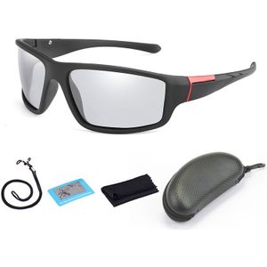 Gepolariseerde En Meekleurende Vissen Zonnebril Outdoor Sport Bril Mannen Vrouwen Fietsen Klimmen Wandelen Eyewear Met Doos