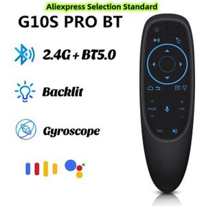 G10S Pro Voice Afstandsbediening G10SPro Bt 2.4G Wireless Air Mouse Gyroscoop Backlit Smart Tv Controller Voor Android Set-Top Box