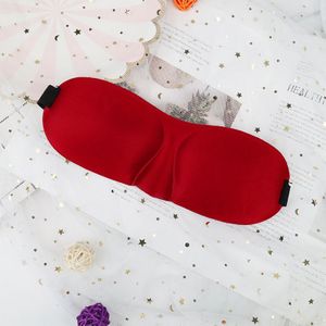 1Pcs 3D Slaap Masker Natuurlijke Slapen Oogmasker Eyeshade Cover Shade Eye Patch Vrouwen Mannen Zachte Draagbare Blinddoek Reizen ooglap