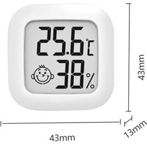 Bluetooth Digitale Thermometer Lcd-scherm Digitale Hydrometer Draadloze Smart Temperatuur Vochtigheid Sensor Met Batterij Mini