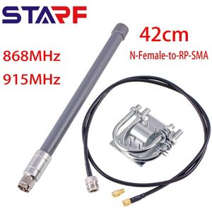 Helium Antenne 5.8dBi Lorawan Eu 868 Mhz Helium Mijnwerker Antenne Voor Nebra Bobcat Sensecap Vrouwelijke Te RP-SMA Glasvezel antenne Kit