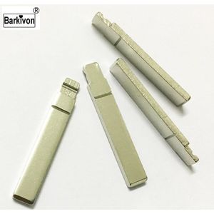 Barkivon 58 # Messing Ongesneden Vervanging Folding Autosleutel Blade Voor Citroen Peugeot Flip Sleutel Leeg Middelste Groef VA2