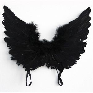 Volwassen Kid Angel Wings Feather Fairy Night Party Kostuum Cosplay Prop Halloween Cosplay Wing Feestartikelen