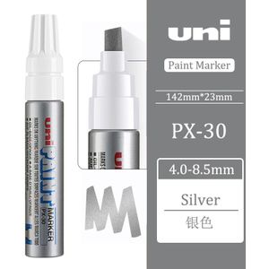 Uni PX-30 Verf Marker Permanent 7 Kleur Beschikbaar 8.5Mm Auto Schilderij Bruiloft Handtekening Pen 1Pcs