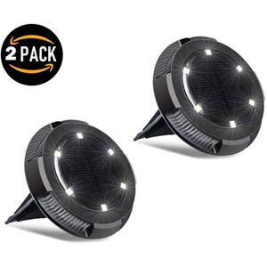 Solar Grond Lichten Outdoor 10LED Zonne-energie Waterdichte Solar Schijf Verlichting Solar Tuin Landschap Ingegraven Licht