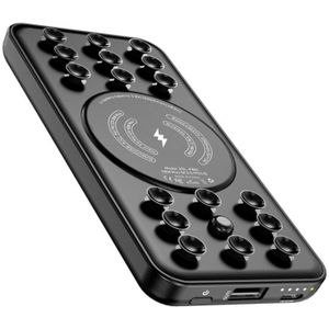 10000 Mah 18W Pd Snelle Opladen Draadloos Opladen Zuignap Zuig Power Bank Batterij Case Voor Iphone Samsung Huawei