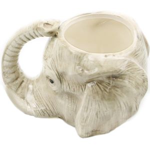 1 Stuk Wildlife Dier Koffie Mok Wilde Olifant Adventure 3D Olifant Mok Keramische Olifant Cup Schattige Kantoor Mok