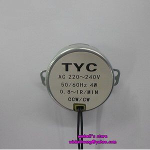 50 Mm TYC-50 Micro Ac Motor 4W Motorreductor 220V 0.8-1 Rpm Permanente Synchrone Motor, as Diameter 7 Mm ~