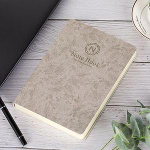 400 Pagina 'S B5 Super Dikke Wax Gevoel Lederen A5 Notebook Grote Business Kantoor Dagelijks Werk Notepad