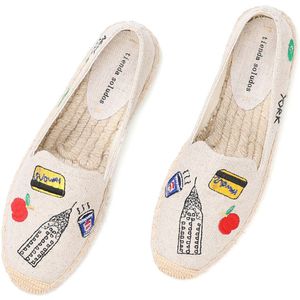 Tienda Soludos Espadrilles Schoenen Casual Loafers Vrouwen Flats Ballet Comfortabele Dames Slip-On Womens Ademende Vlas Hennep