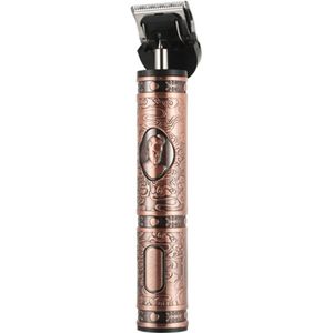 Mannen Tondeuse Trimmer Tool Barbershop T-Blade Kaalhoofdige Outliner Mannen Close-Cut Oplaadbare Digitale Elektrische Haar clipper