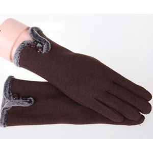 Dames Winter Handschoenen Touch Screen Fleece Dikke Warme Comfy Soft Bont Gevoerde Thermische Vrouwen Kleding Accessoires Fingered Handschoenen