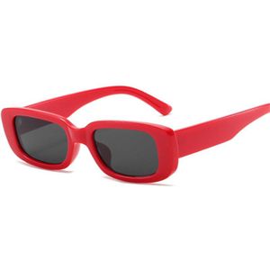 Nywooh Vintage Kleine Zonnebril Voor Mannen Vrouwen Retro Rechthoek Zonnebril Gradiënt Shades Classic Sunglass UV400