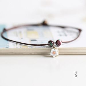 Zwart Wax Touw Enkelband Barefoot bloem Sandalen Accessoires Voet Ketting Sieraden Vintage Anker Enkels voor Vrouwen Mannen