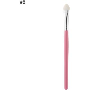 5Pcs Draagbare Wenkbrauw Spons Stok Oogschaduw Applicator Lange Handvat Eyeshadow Brush Cosmetische Vrouwen Beauty Makeup Tools