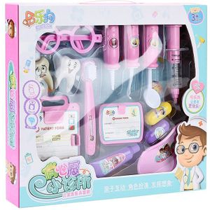 14 Pcs Speelgoed Medische Kits Arts Verpleegkundige Educatief Pretend Toy Rollenspel Tandarts Speeltoestel Voor Peuter Jongens Meisjes