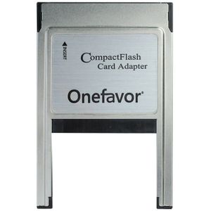 ! Onefavor CF Compact Flash Card pcmcia Reader Adapter type | en type | | Voor Laptop