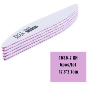 5Pcs Nail File Schuurpapier Buffer Blok 100/180 Professionele Manicure Gereedschap Set Vingernagel Slijpen Polijsten Accessoires NL1535