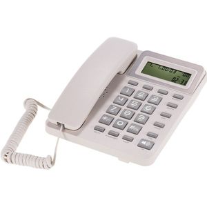 Aibecy - Telephone - Bedraad Telefoontoestel - LCD Display - Mute/Redial/Hands Free/Calculator Functies