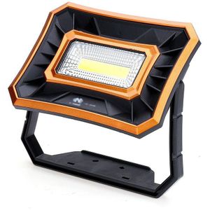 Led Overstroming Licht Sensor Auto Camping Werk Fakkels Usb Opladen Lamp Schijnwerper Outdoor Tuin Lamp Met Motion Detective Sensor