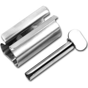 Tandpasta Tube Squeezer Tandpasta Roller Rvs Arbeidsbesparende Tandpasta Buis Wringer Badkamer Gadgets Accessoires