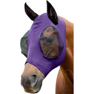 1Pc Anti-Fly Mesh Equine Masker Paard Masker Stretch Bug Eye Paard Fly Masker Met Bedekt Oren Paard fly Masker Lange Neus Met Oren