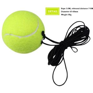 Geel Groen Elastische Rubberen Band Tennisballen Tennis Training Riem Lijn Training Bal Uw Vaardigheden te Verbeteren