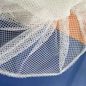 Marineblauw Spandex Mesh Netto Stof Stretch Rooster Kledingstuk Hollow Tulle Tissue Plaid Maskerade Diamant Vormige