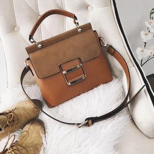 Vrouwen Tas Vintage Schoudertassen Gesp PU Lederen Handtassen Crossbody Tassen Voor Vrouwen Beroemde Lente Sac Femme