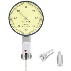 38mm Lever Test Indicator Nauwkeurigheid Tungsten Staal Dial Test Indicator Klokmicrometer Meter Tool Dial Gauge