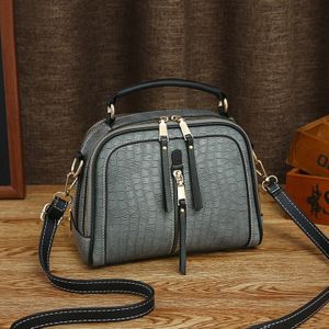 Lelie Koningin Crossbody-Messenger-Bag Handtassen Grote Capaciteit Vrouwen Shell Luxe Pu Tassen Mode Sac