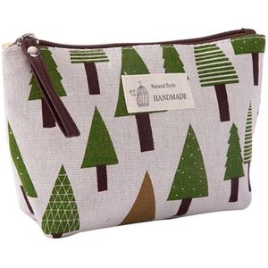 PURDORED 1 pc Vrouwen Plaid Cosmetische Tas Reizen Make-Up Tas Bloem Make Up Zakken Voor Cosmetische Beauty Organizer