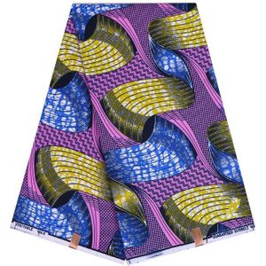 Ankara Prints Afrika Stof Echte Wax Patchwork Tissu Textiel Wax Africain Jurk Craft Materiaal 100% Polyester Kleding