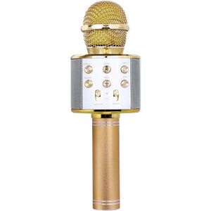 Bluetooth Draadloze Microfoon Karaoke Speaker Thuis Ktv Muziek Speler Zingen Handheld Microfoon