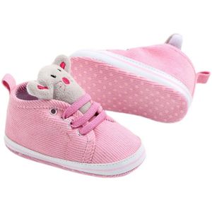 Baby Meisjes Jongens Katoenen Schoenen, zachte Zool Anti-Slip High-Top Enkel Sneakers Warme Comfortabele Leuke Animal Crib Schoenen
