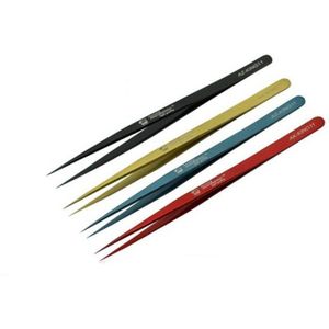 MONTEUR Hoge Henacity SMD Pincet Hoge taaiheid Duurzaam Tweezer Voor Telefoon Computer Repair4 stuks/lot