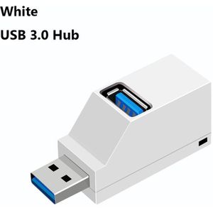 Mini 3 Poorten USB 3.0 Hub Splitter High Speed Data Transfer Splitter Box Adapter Voor PC Laptop MacBook Pro Accessoires