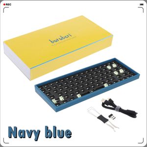 Buruberi KD84 84 Toetsen Bluetooth5.0 2.4G Draadloze 3/5pin -Swap Mechanische Toetsenbord Diy Kit Usb Gebouwd-In Batterij Rgb Backlight