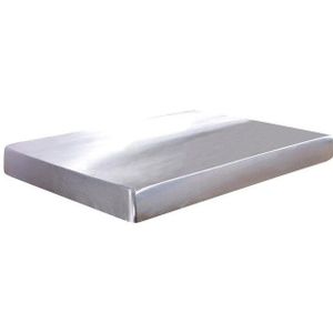 Satijn Faux Zijde Hoeslaken Effen Kleur Matrashoes Elastische Band lakens ONS UK Twin Dubbele Volledige Queen king Size