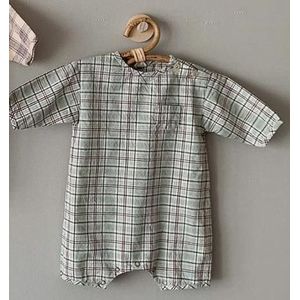 Lente Baby Romper Jongens Plaid Jumpsuits Zoete Meisjes Romper Baby Outfit Baby Kleding