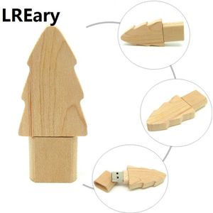 houten kerstboom usb flash drive pendrive 4 gb 8 gb 16 gb 32 gb real capaciteit geheugen schijf pen drive usb 2.0