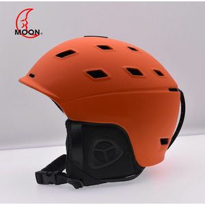 Maan Mannen Vrouwen Ski Helm Half-Dekking Snowboard Moto Sneeuwscooter Veiligheid Sneeuw Helm Winter Warm Helm Voor Volwassen En kids